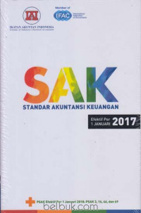 SAK (Standar Akuntansi Keuangan): Per 1 Januari 2017
