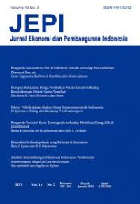 Jepi ( Jurnal Ekonomi Dan Pembangunan Indonesia )