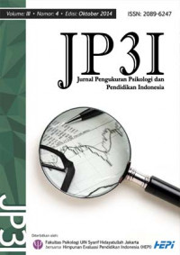 JP3I Jurnal Pengukuran Psikologi dan Pendidikan Indonesia