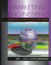 Marketing engineering : computer-assisted marketing analysis and planning