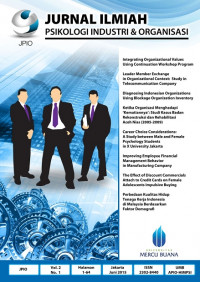 Jurnal Ilmiah Psikologi Industri & Organisasi (JPIO)