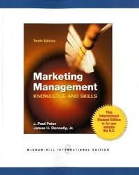 Marketing management : knowledge and skills