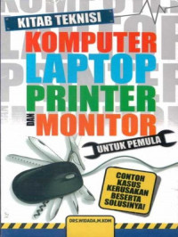 Komputer Laptop Printer Dan Monitor