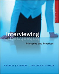 Interviewing : principles and practices