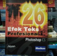 26 efek teks profesional : photoshop cs