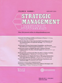 Strategic Management Journal