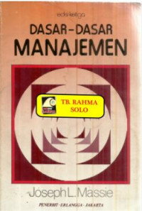 Dasar-dasar manajemen 3rd ed.