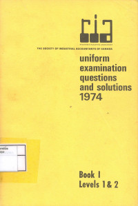 Uniform examination questions and solutions book 1 levels 1 & 2