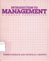 Introduction to management : a career perspective