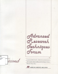 Second Advanced research techniques forum 1992