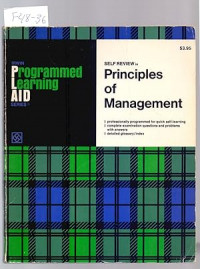 Programmed learning aid for principles of management