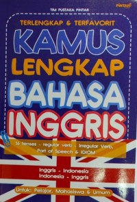 Kamus Lengkap Bahasa Inggris