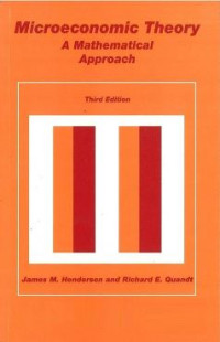 Microeconomic theory : a mathematical approach