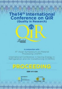 The 14th International Conference on QiR (Quality in Research)