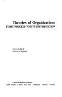 Theories of organizations