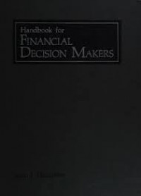 Handbook for financial decision makers