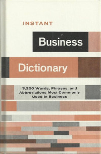 Instant business dictionary