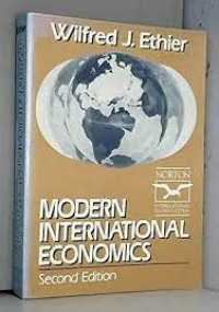 Modern international economics 2nd ed.