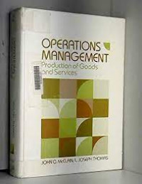 Operations management productions of goods and service