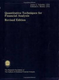 Quantitative techniques for financial analysis