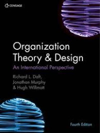 Organization theory and design 4th ed.