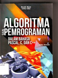 Algoritma Dan Pemrograman Dalam Bahasa Pascal, C, Dan C++