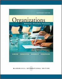 Organizations :behavior, structure, processes