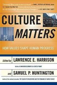 Culture matters :how values shape human progress