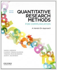 Quantitative research methods for communication : a hands-on approach