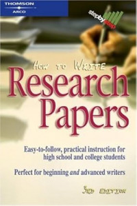 How To Write Research Papers 3rd ed.