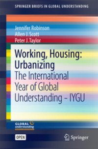 Working, Housing: Urbanizing The International Year of Global Understanding - IYGU