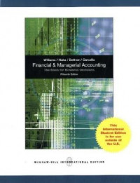 Financial & managerial accounting : the basis for business decisions