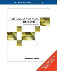 Organizational behavior : managing people and organizations