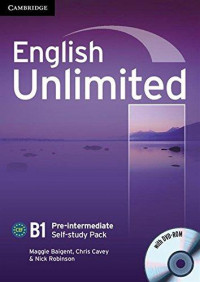 English Unlimited: Pre-intermediate Self Study Pack