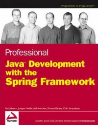 Professional Java development with the Spring Framework