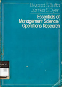 Essentials of management science/operations research