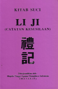 Li Ji (Catatan Kesusilaan)