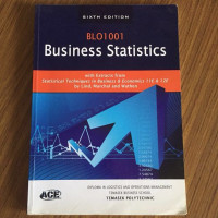 BLO1001 Business Statistics