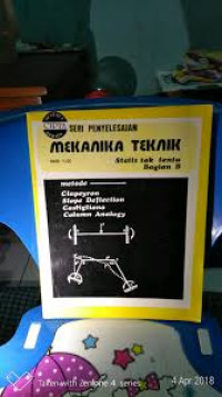 Mekanika teknik statis tak tentu bagian B