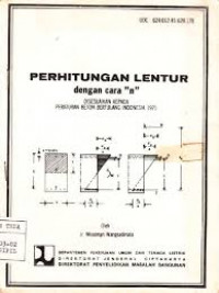 Perhitungan Lentur dengan cara 